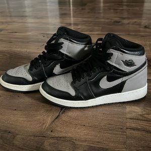 Black and Gray Air Jordan 1’s